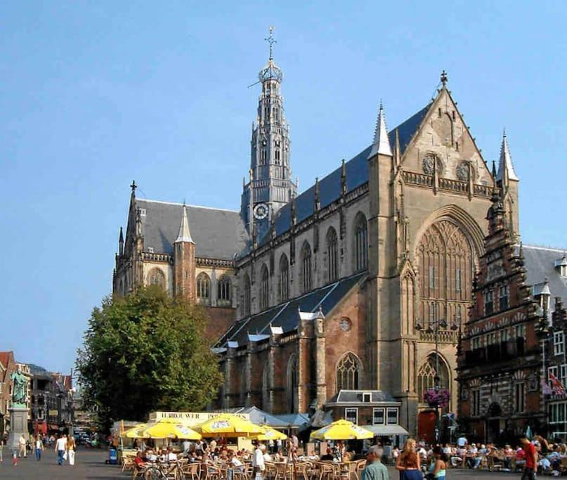 Appartement Met Tuin In Haarlem Centrum 外观 照片
